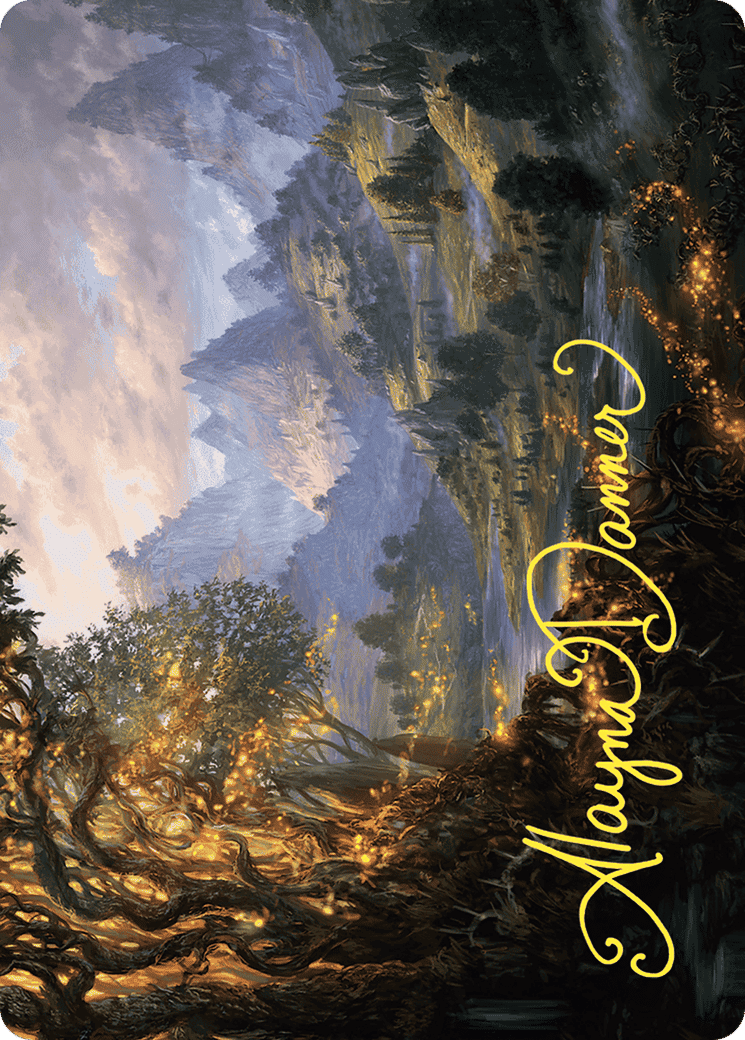Evolving Wilds — Wilds of Eldraine Art Series — Magic: The Gathering