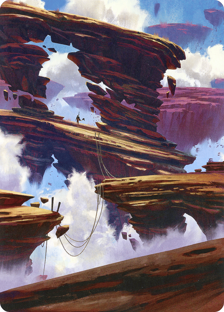Boulderloft Pathway — Zendikar Rising Art Series — Magic: The Gathering