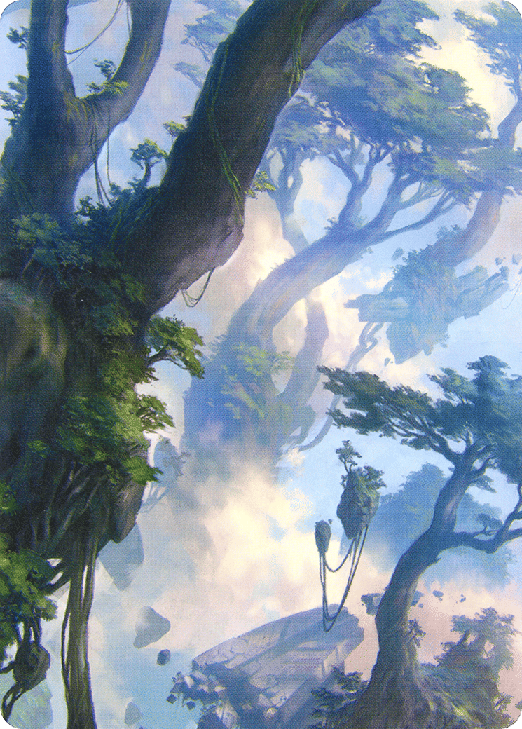 Forest — Zendikar Rising Art Series — Magic: The Gathering