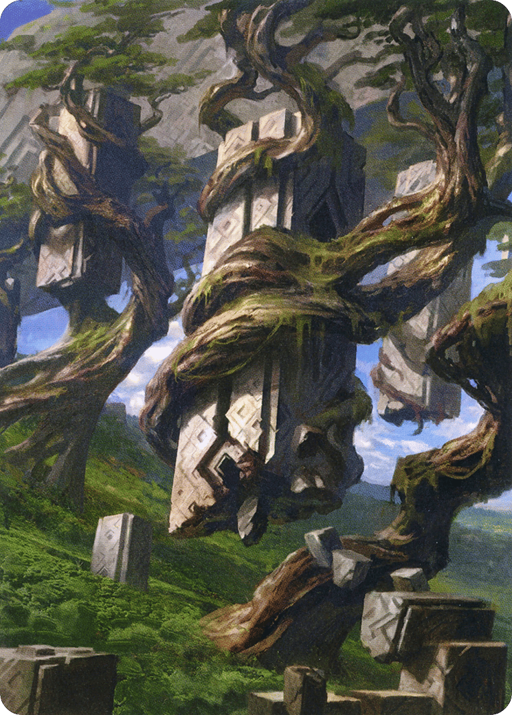 Forest — Zendikar Rising Art Series — Magic: The Gathering