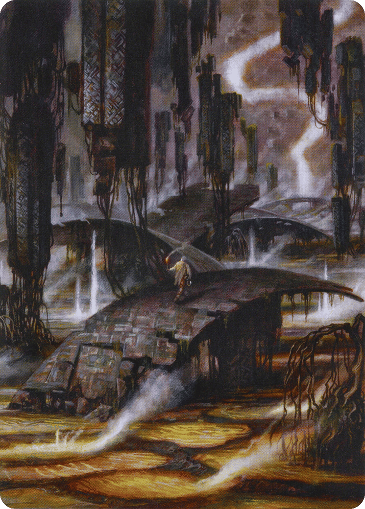 Grimclimb Pathway — Zendikar Rising Art Series — Magic: The Gathering