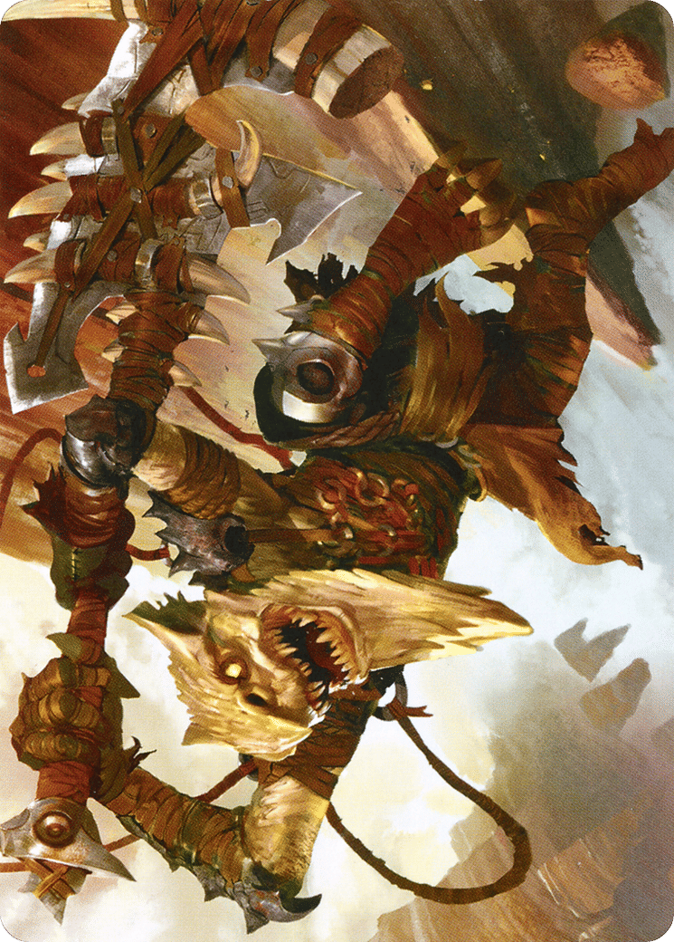 Teeterpeak Ambusher — Zendikar Rising Art Series — Magic: The Gathering