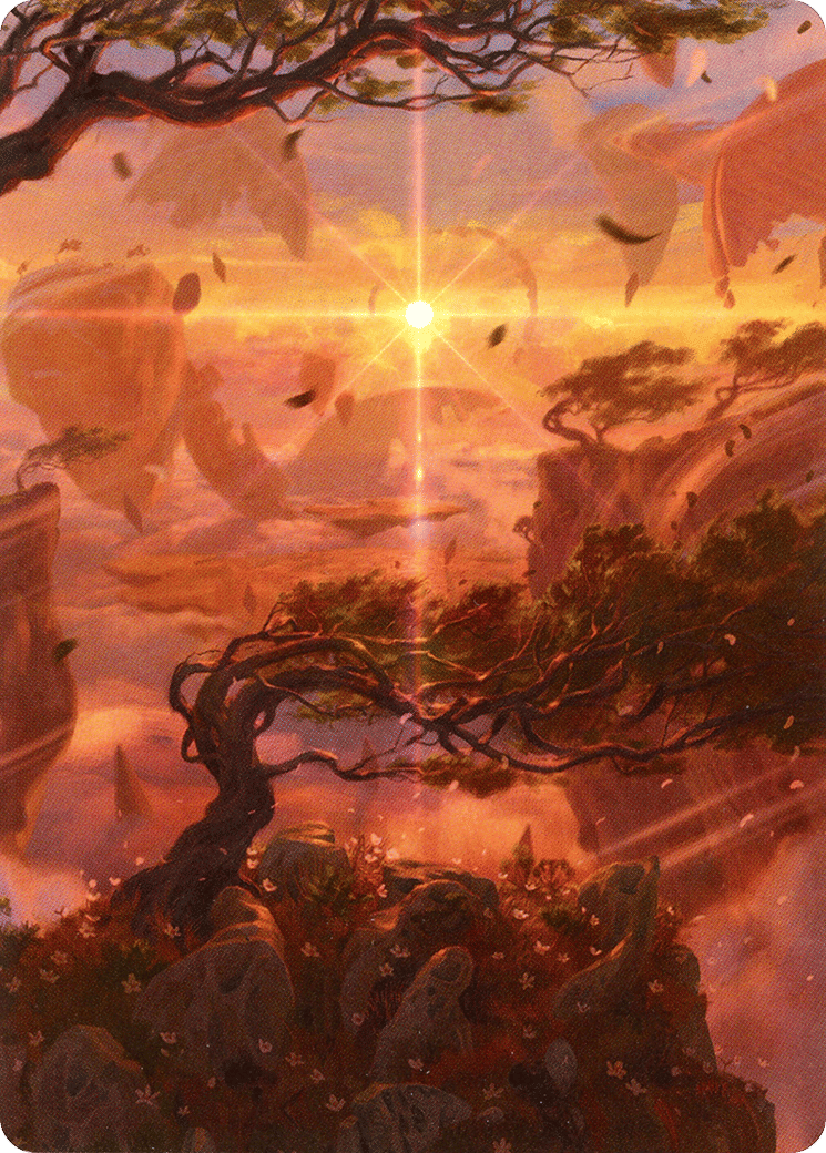 Windswept Heath — Zendikar Rising Art Series — Magic: The Gathering