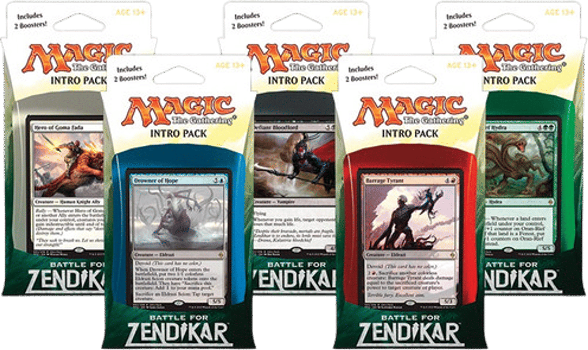 Product image for Battle for Zendikar Intro Pack Display