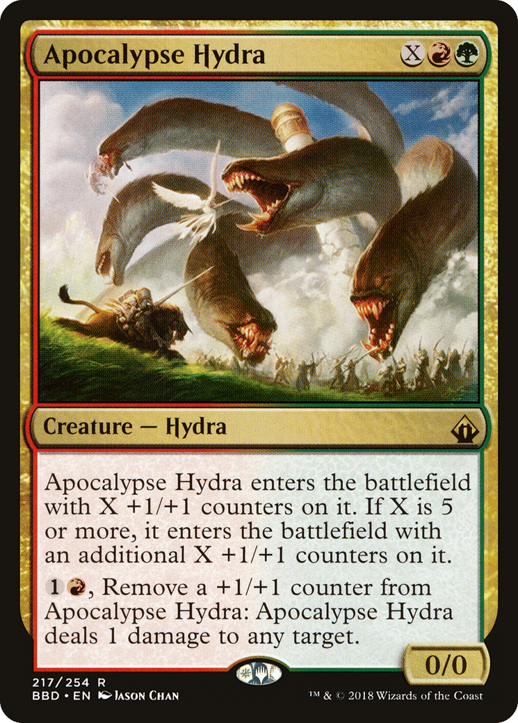 Apocalypse Hydra — Battlebond — Magic: The Gathering