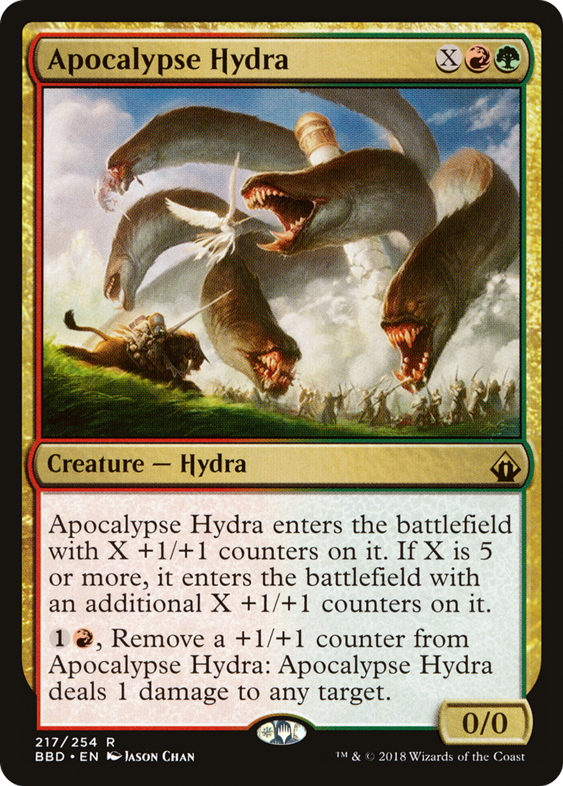 Apocalypse Hydra — Battlebond — Magic: The Gathering