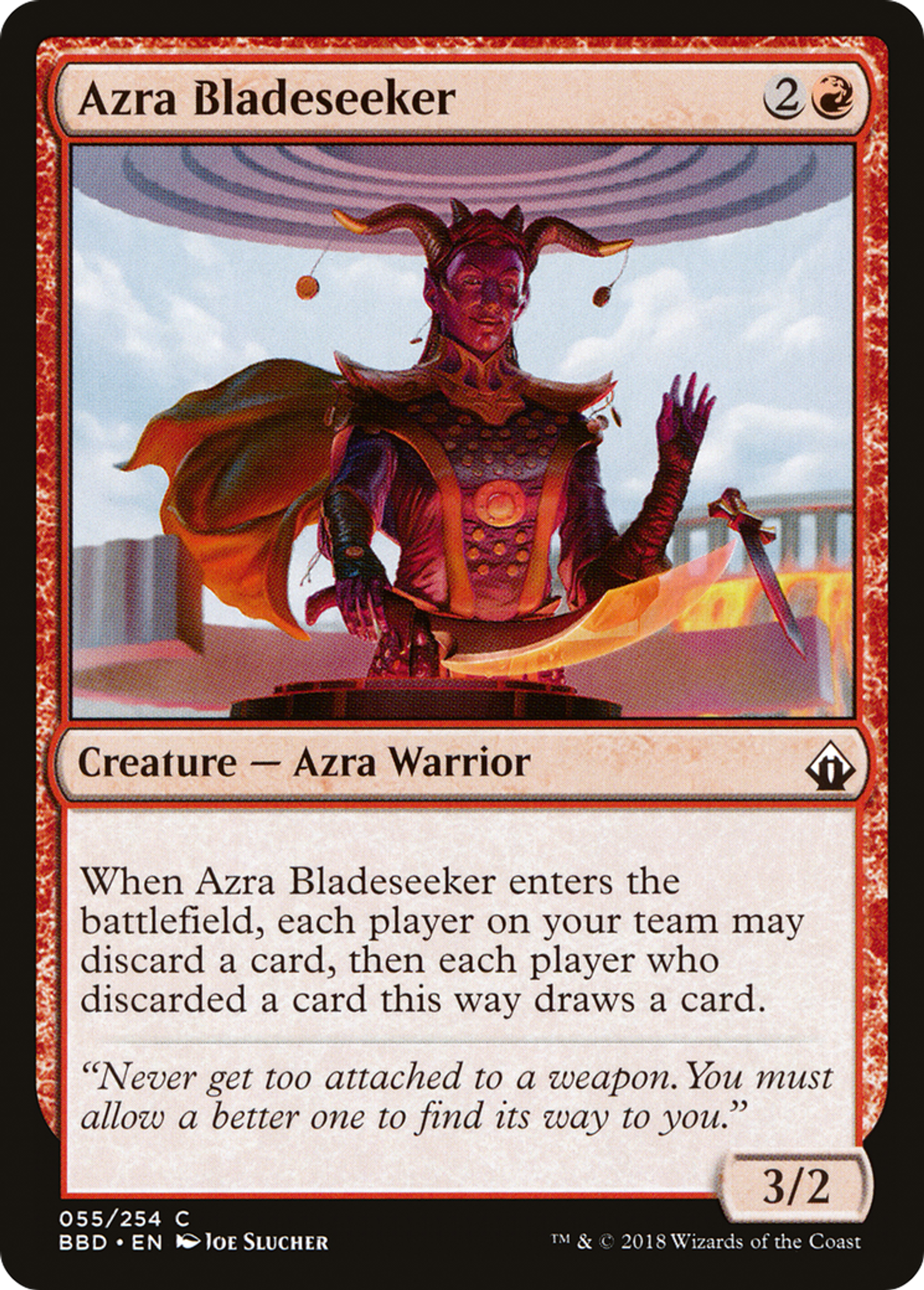Azra Bladeseeker — Battlebond — Magic: The Gathering
