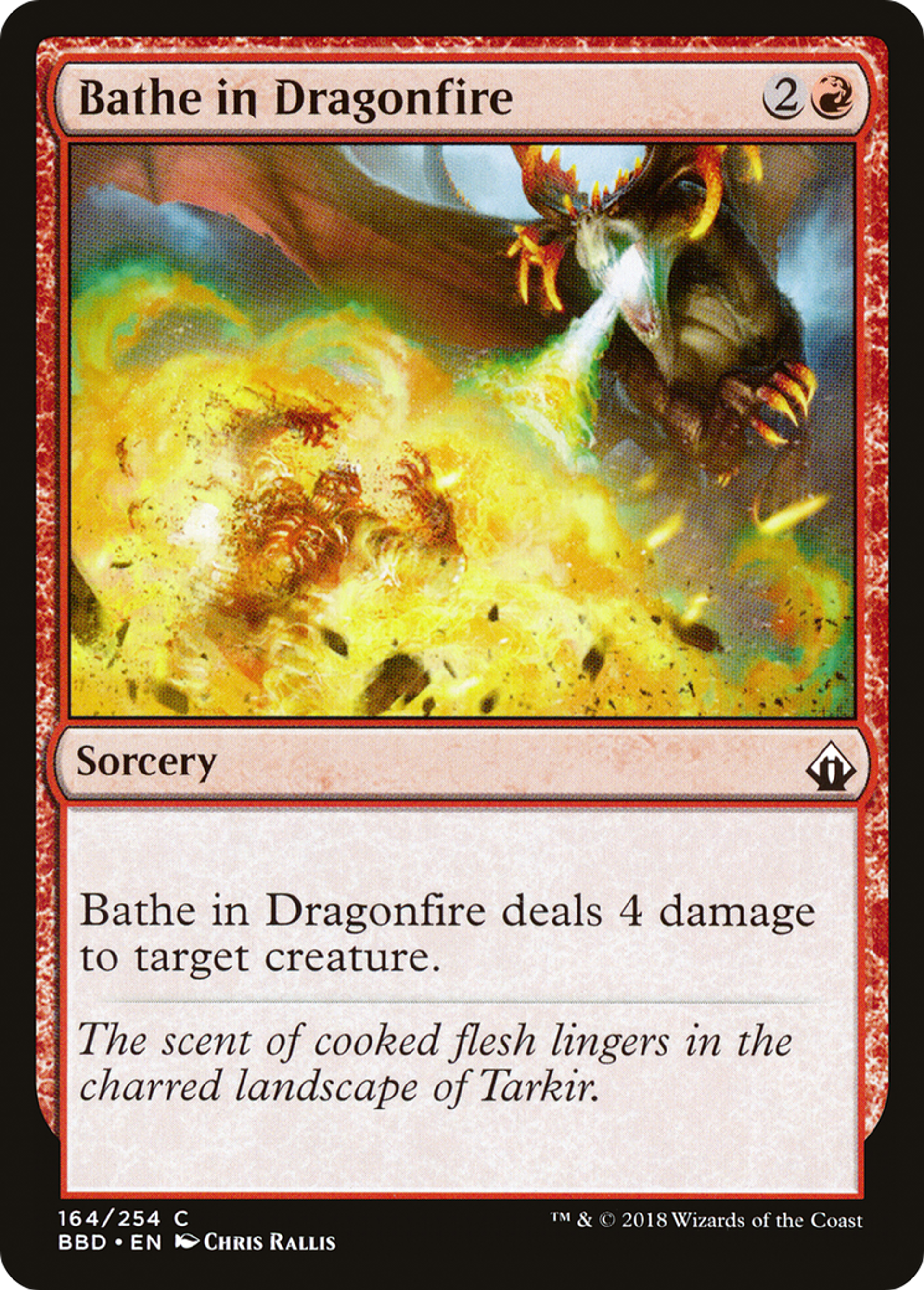 Bathe in Dragonfire — Battlebond — Magic: The Gathering