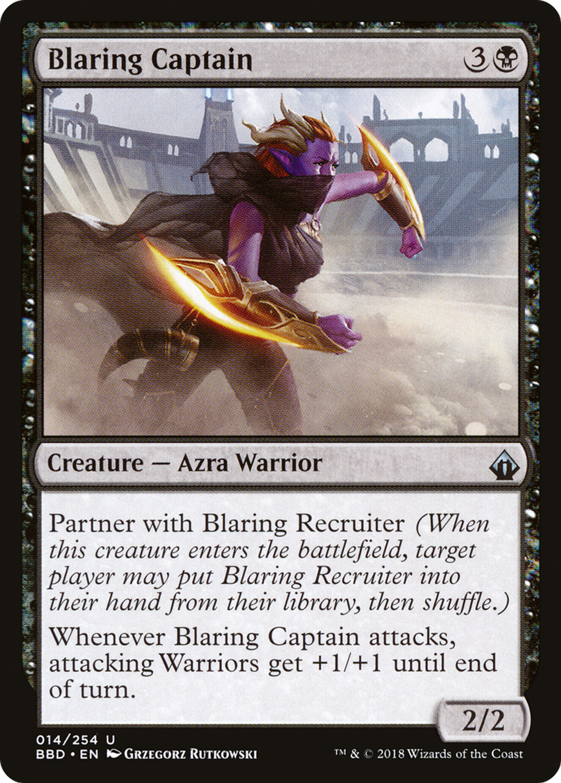 Blaring Captain — Battlebond — Magic: The Gathering