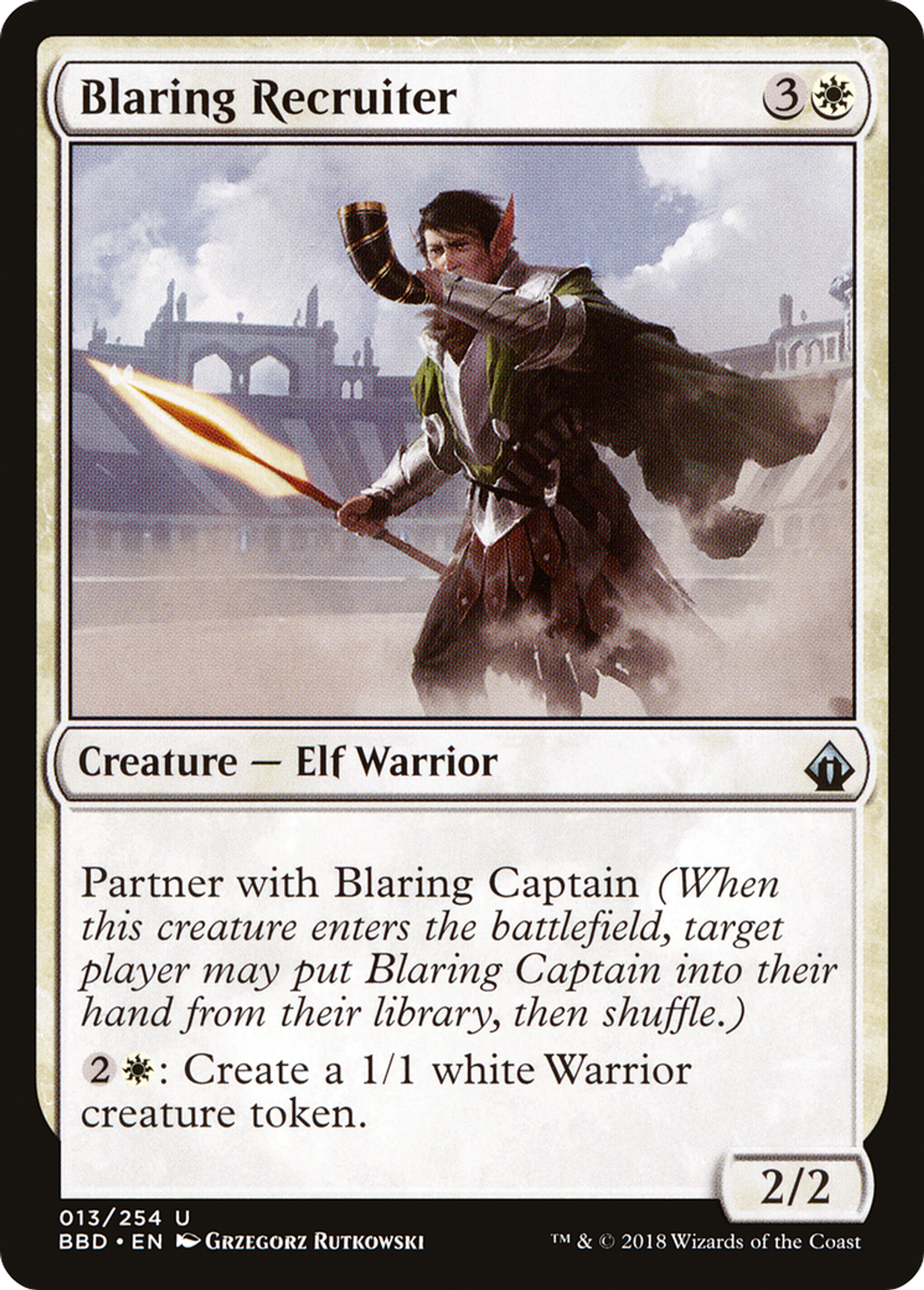 Blaring Recruiter — Battlebond — Magic: The Gathering