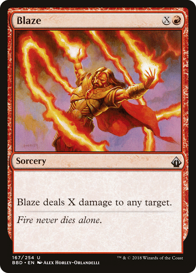 Blaze — Battlebond — Magic: The Gathering
