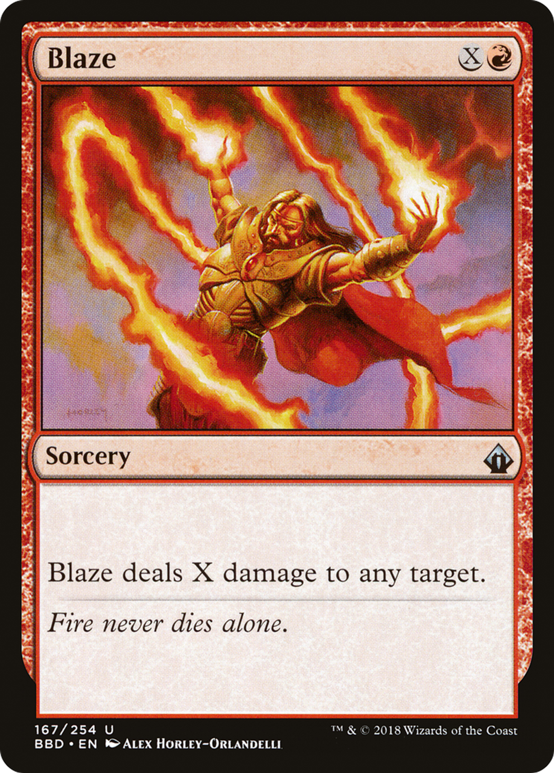 Blaze — Battlebond — Magic: The Gathering