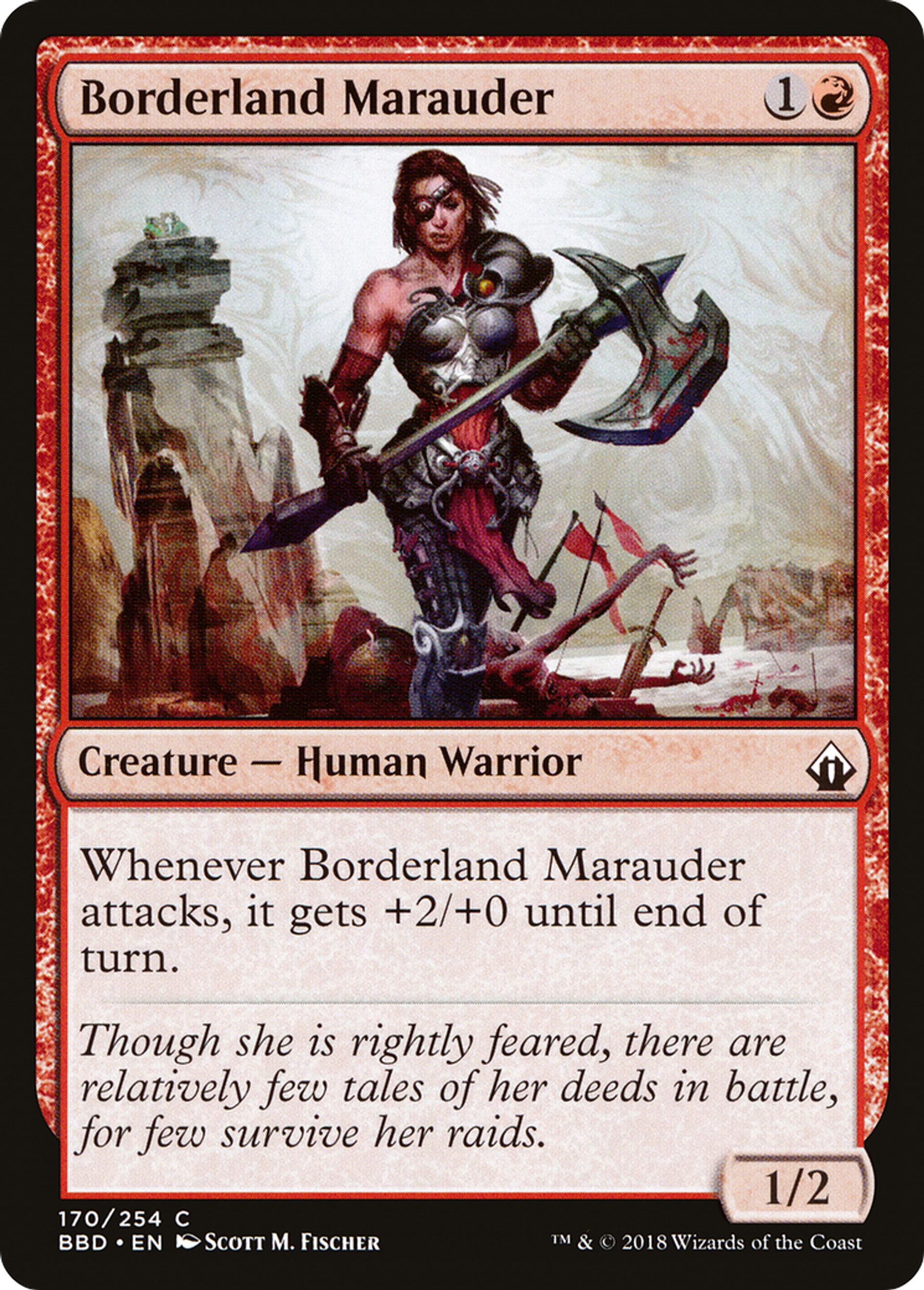 Borderland Marauder — Battlebond — Magic: The Gathering