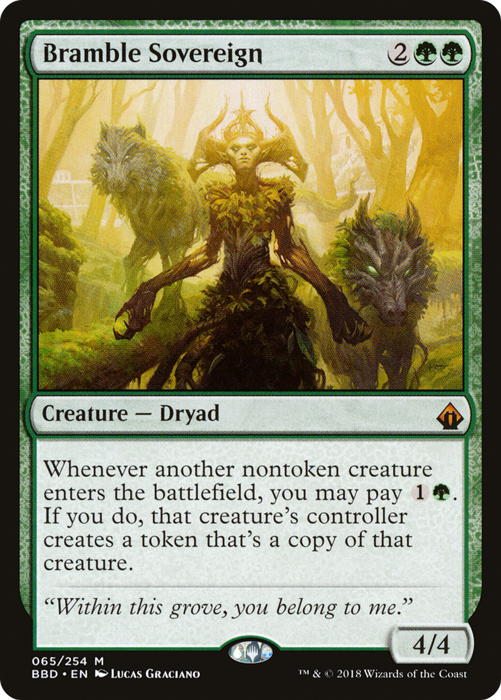 Bramble Sovereign — Battlebond — Magic: The Gathering