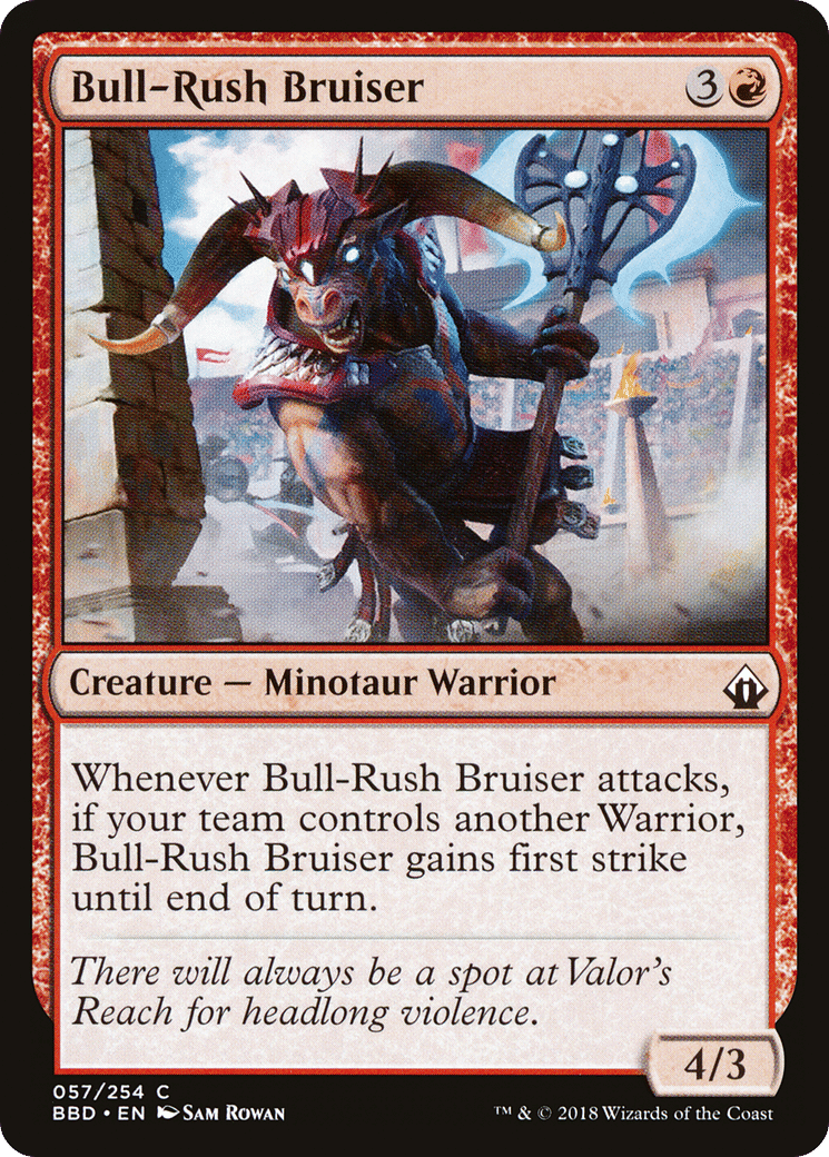 Bull-Rush Bruiser — Battlebond — Magic: The Gathering