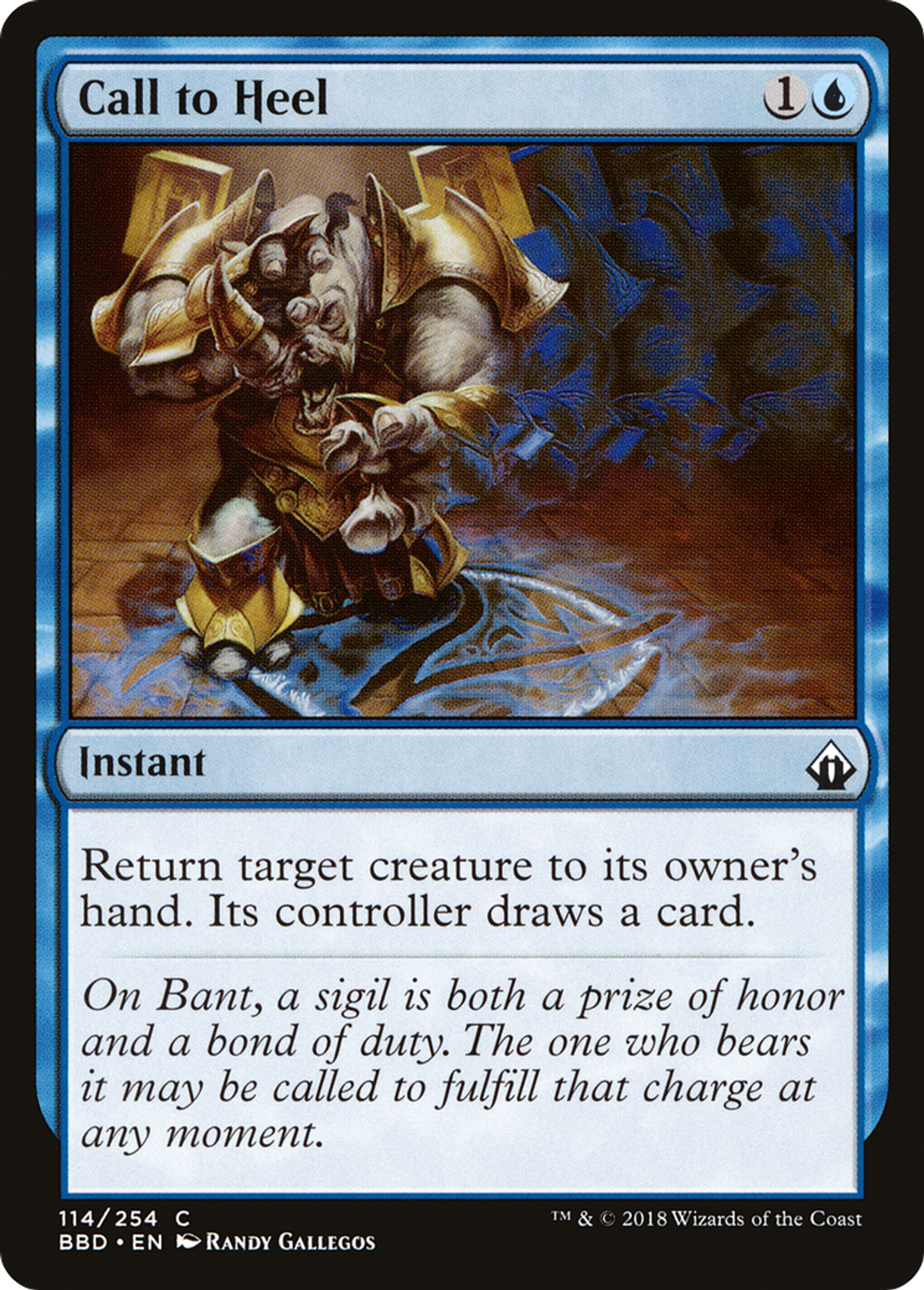 Call to Heel — Battlebond — Magic: The Gathering