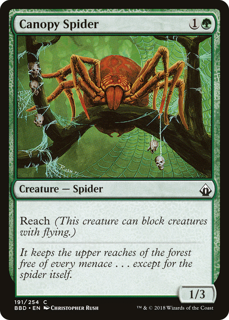 Canopy Spider — Battlebond — Magic: The Gathering