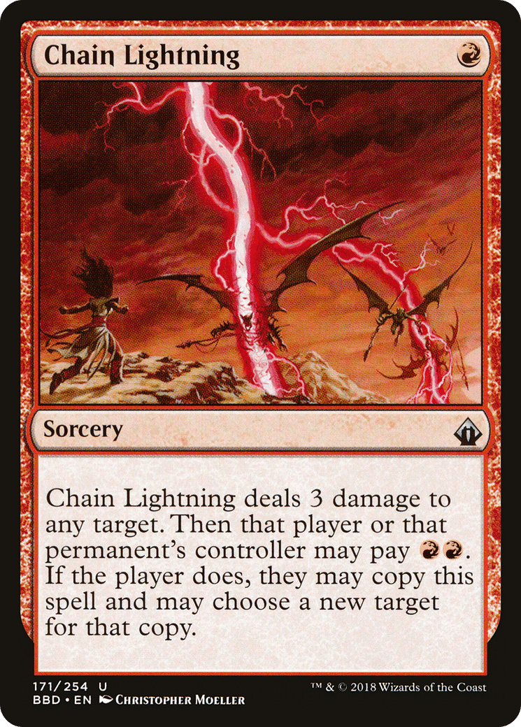 Chain Lightning — Battlebond — Magic: The Gathering