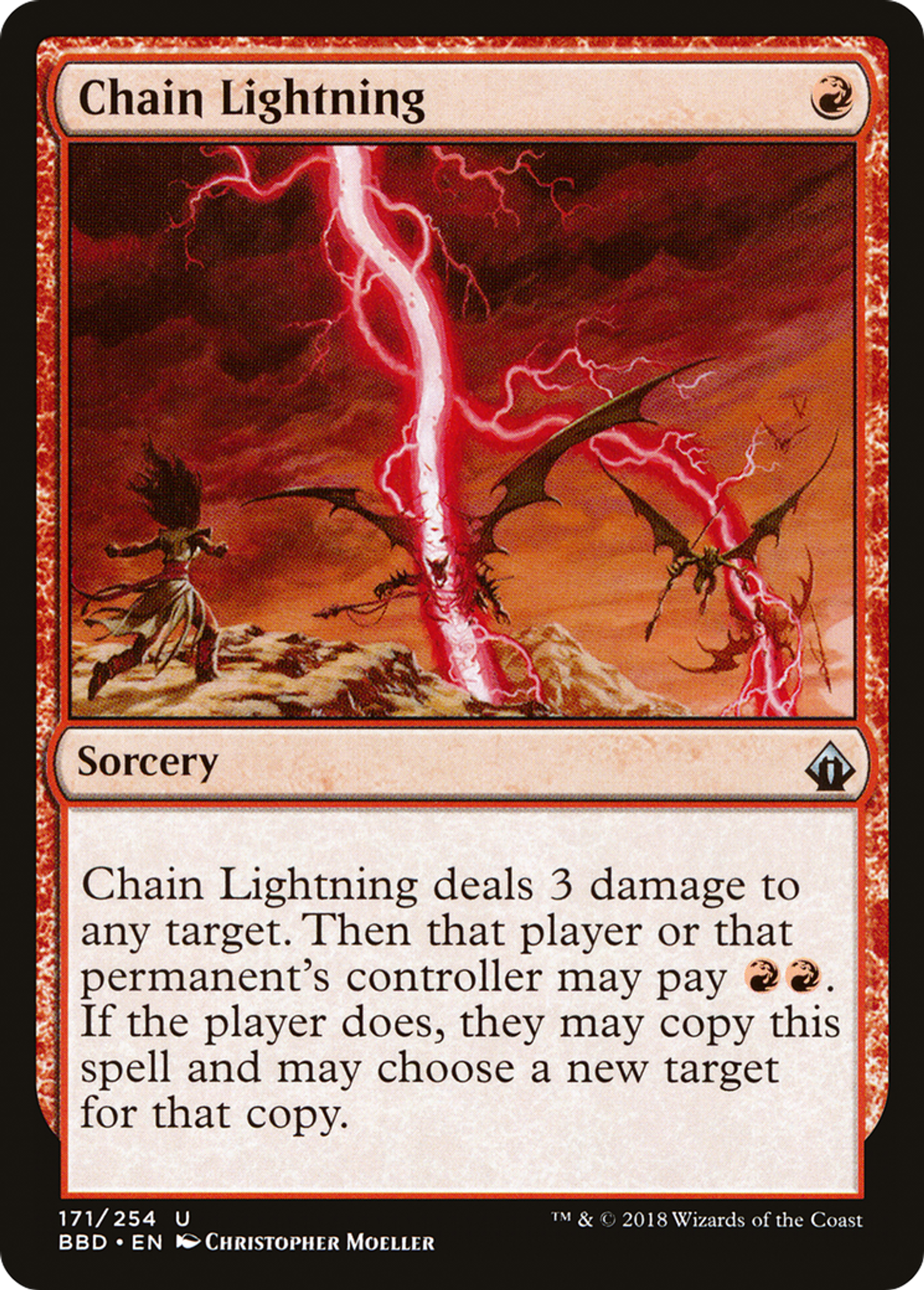 Chain Lightning — Battlebond — Magic: The Gathering