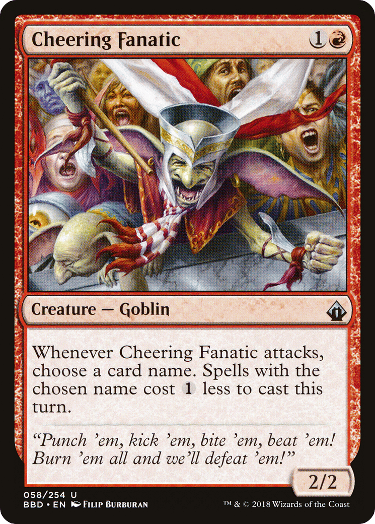Cheering Fanatic — Battlebond — Magic: The Gathering