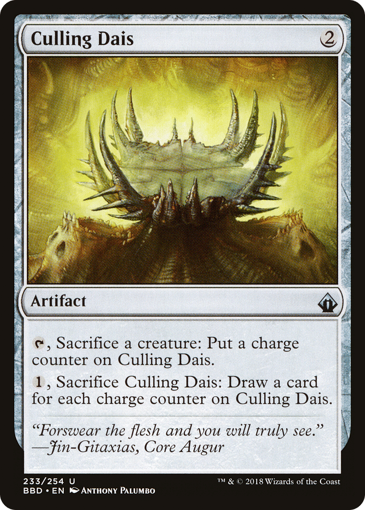 Culling Dais — Battlebond — Magic: The Gathering