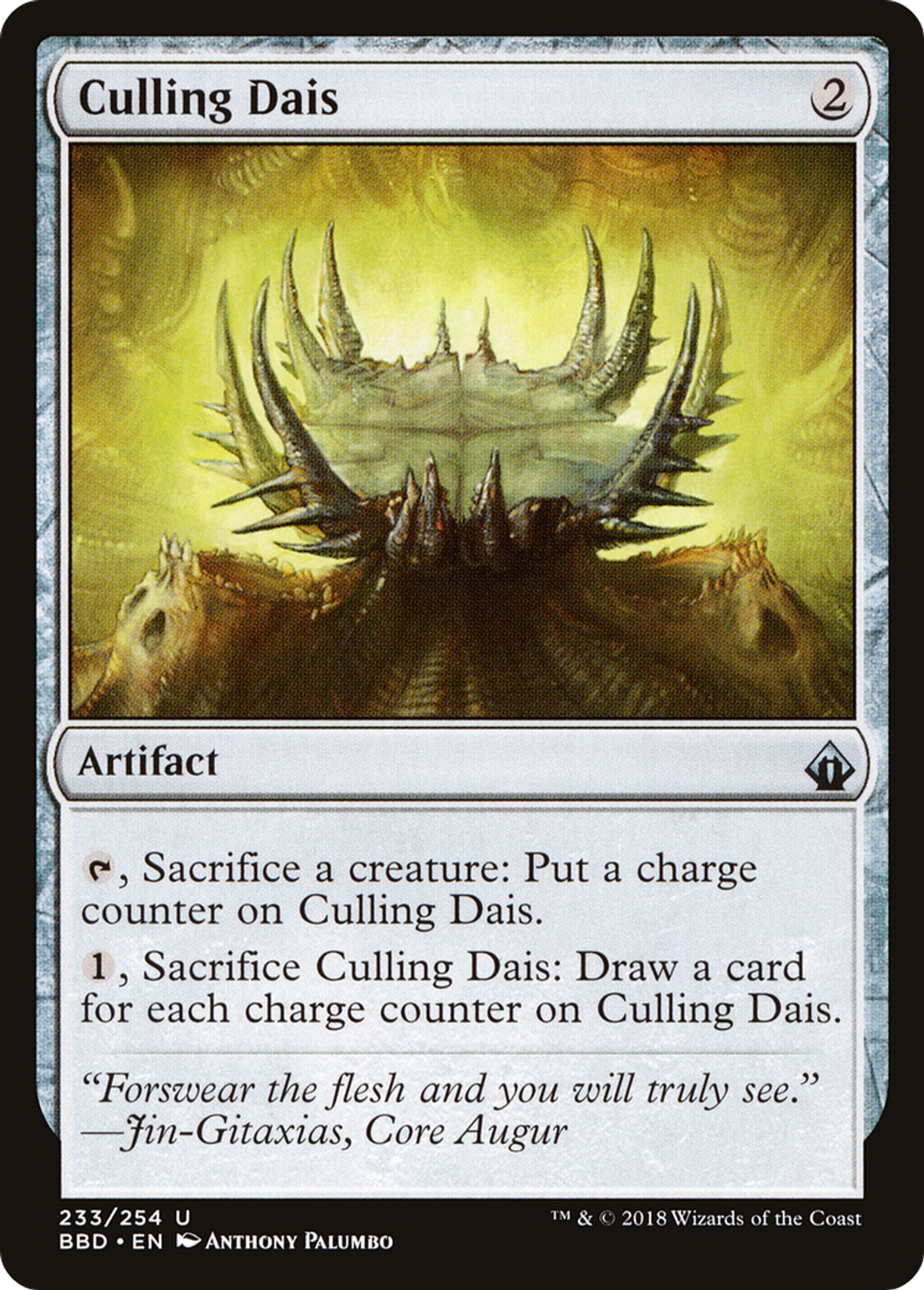Culling Dais — Battlebond — Magic: The Gathering