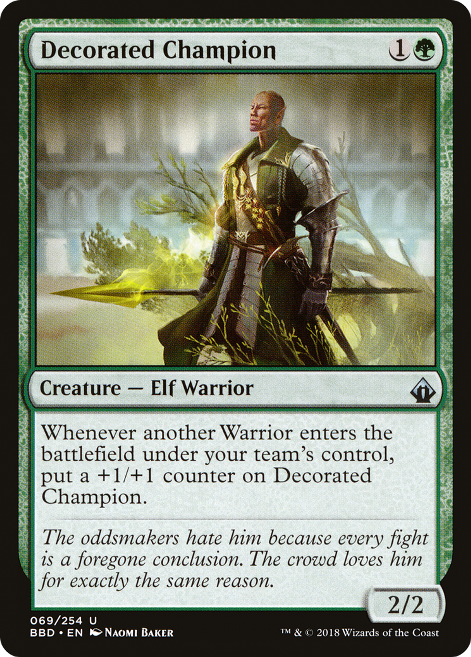 Decorated Champion — Battlebond — Magic: The Gathering