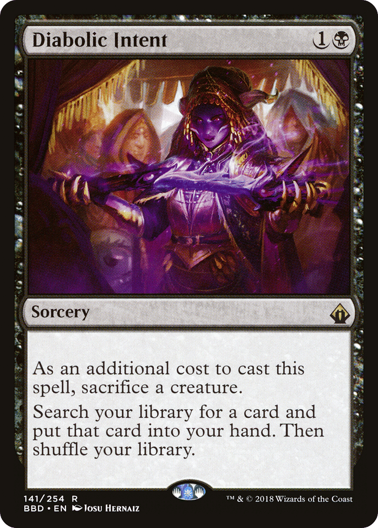 Diabolic Intent — Battlebond — Magic: The Gathering