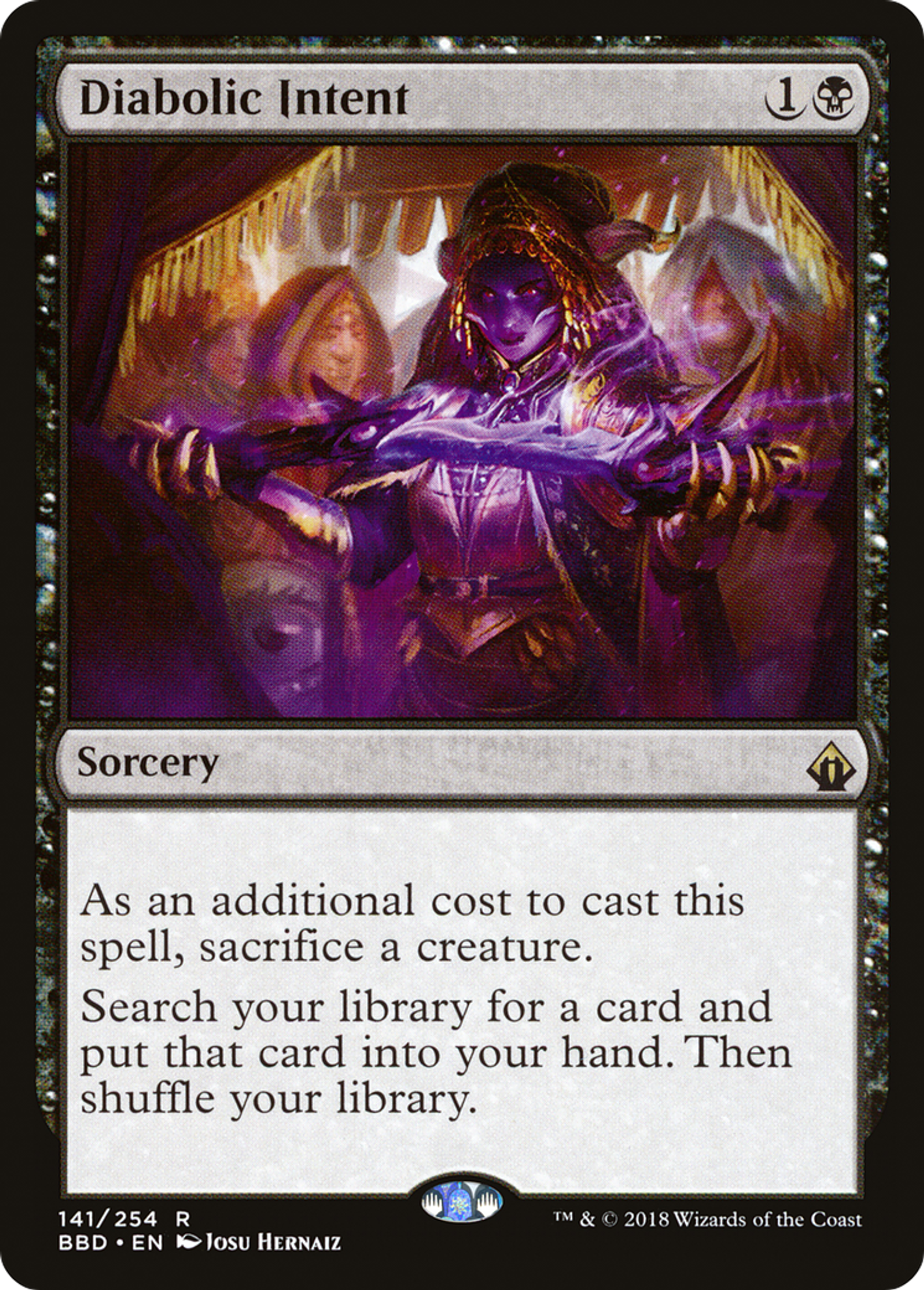 Diabolic Intent — Battlebond — Magic: The Gathering