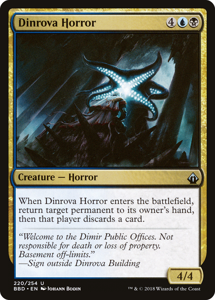 Dinrova Horror — Battlebond — Magic: The Gathering