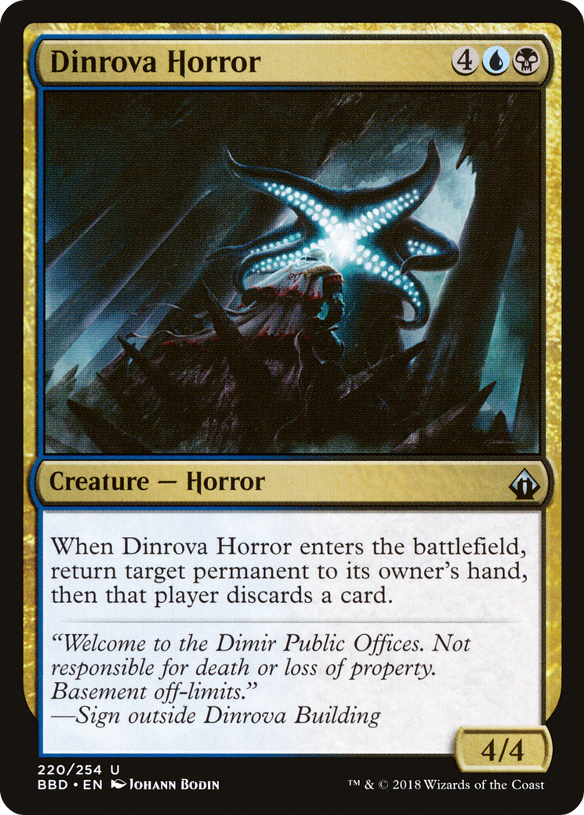 Dinrova Horror — Battlebond — Magic: The Gathering