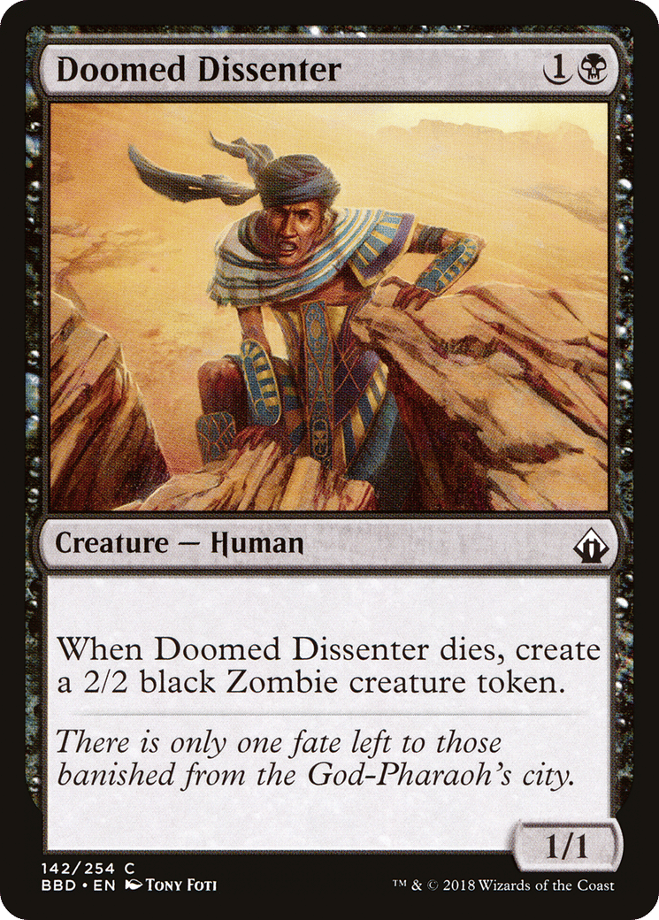 Doomed Dissenter — Battlebond — Magic: The Gathering
