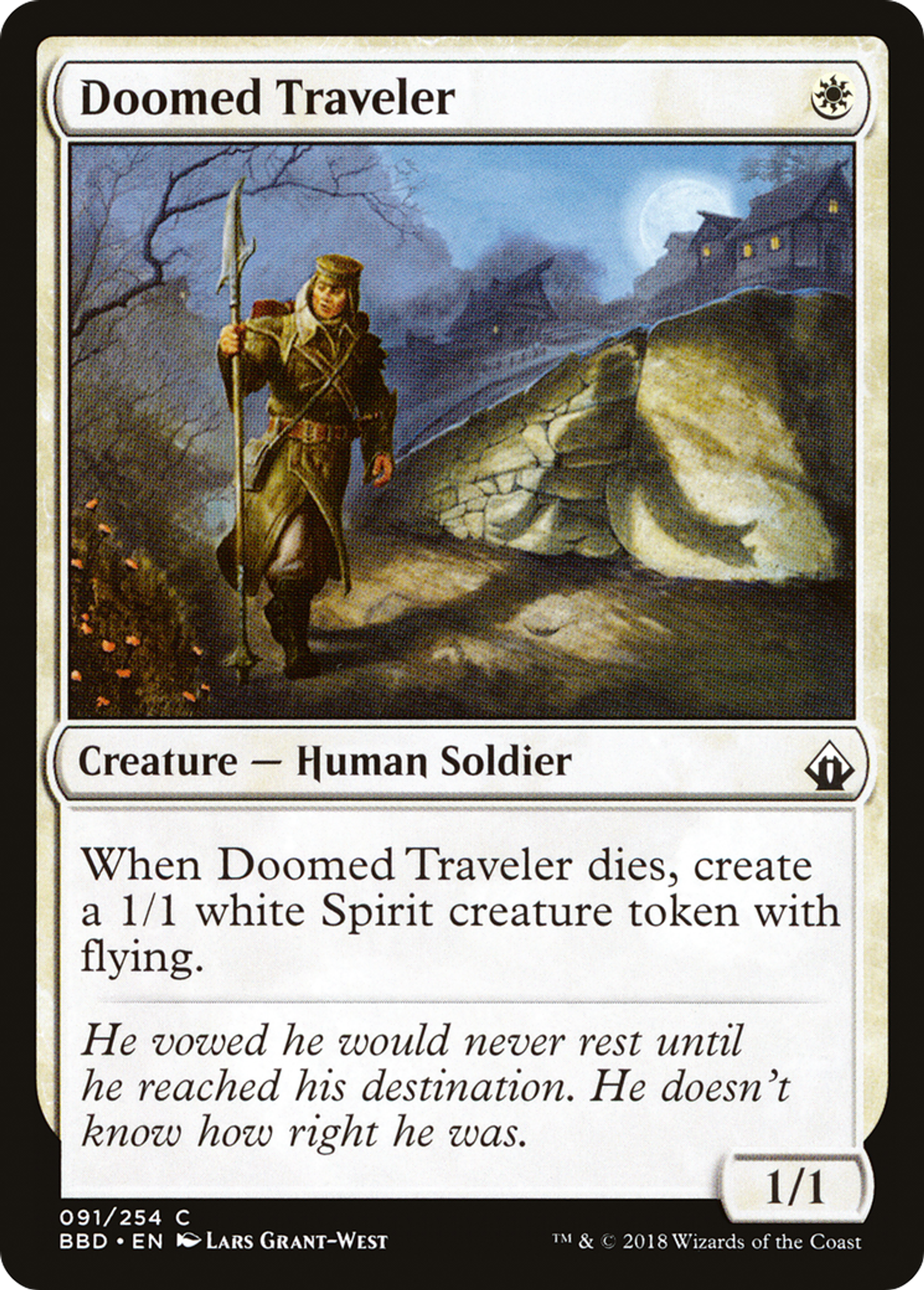 Doomed Traveler — Battlebond — Magic: The Gathering