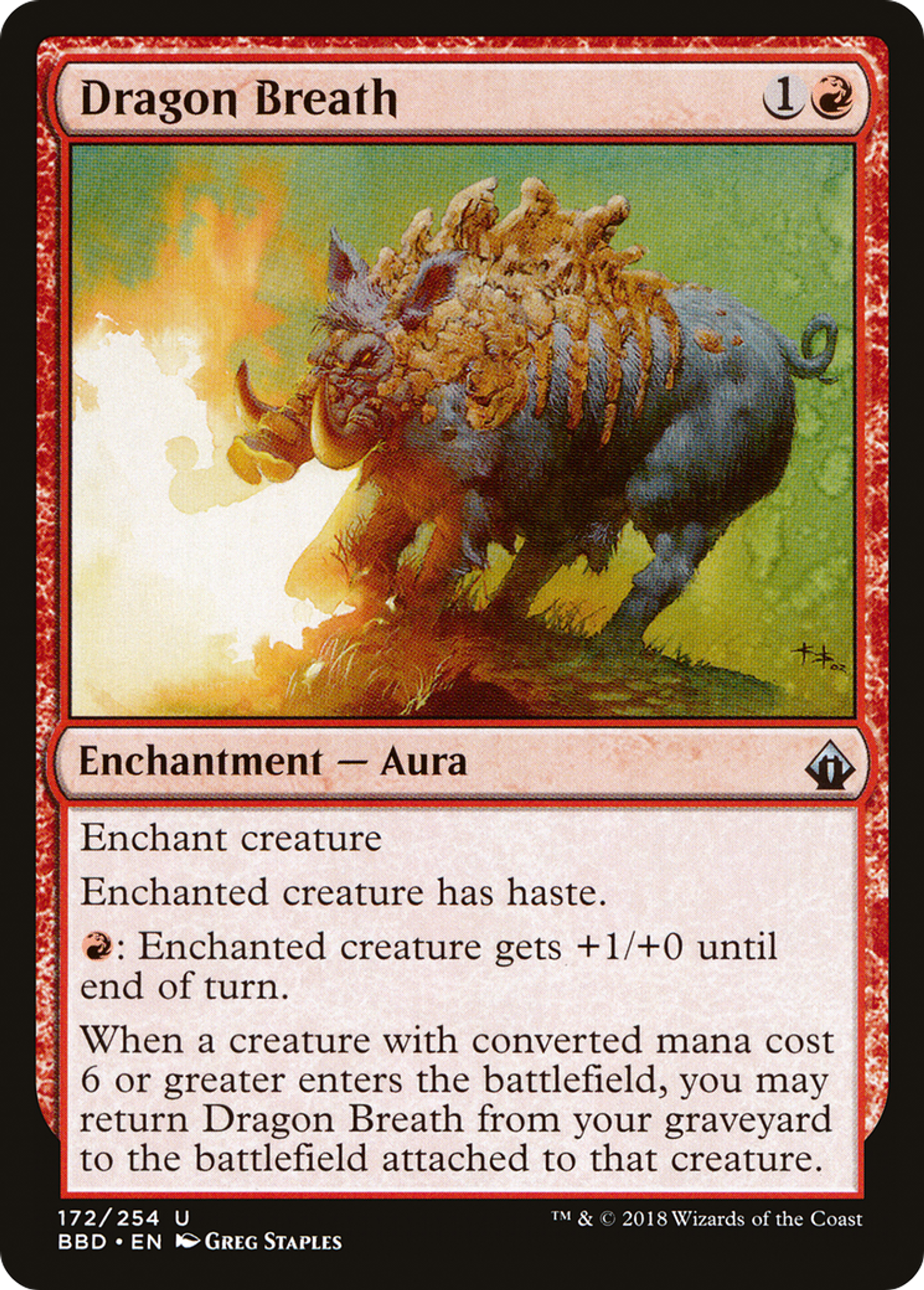 Dragon Breath — Battlebond — Magic: The Gathering