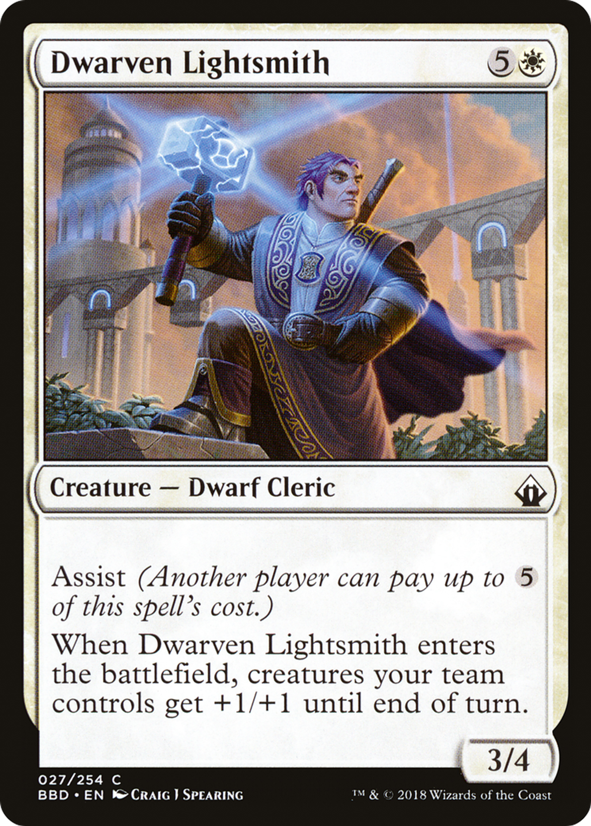 Dwarven Lightsmith — Battlebond — Magic: The Gathering
