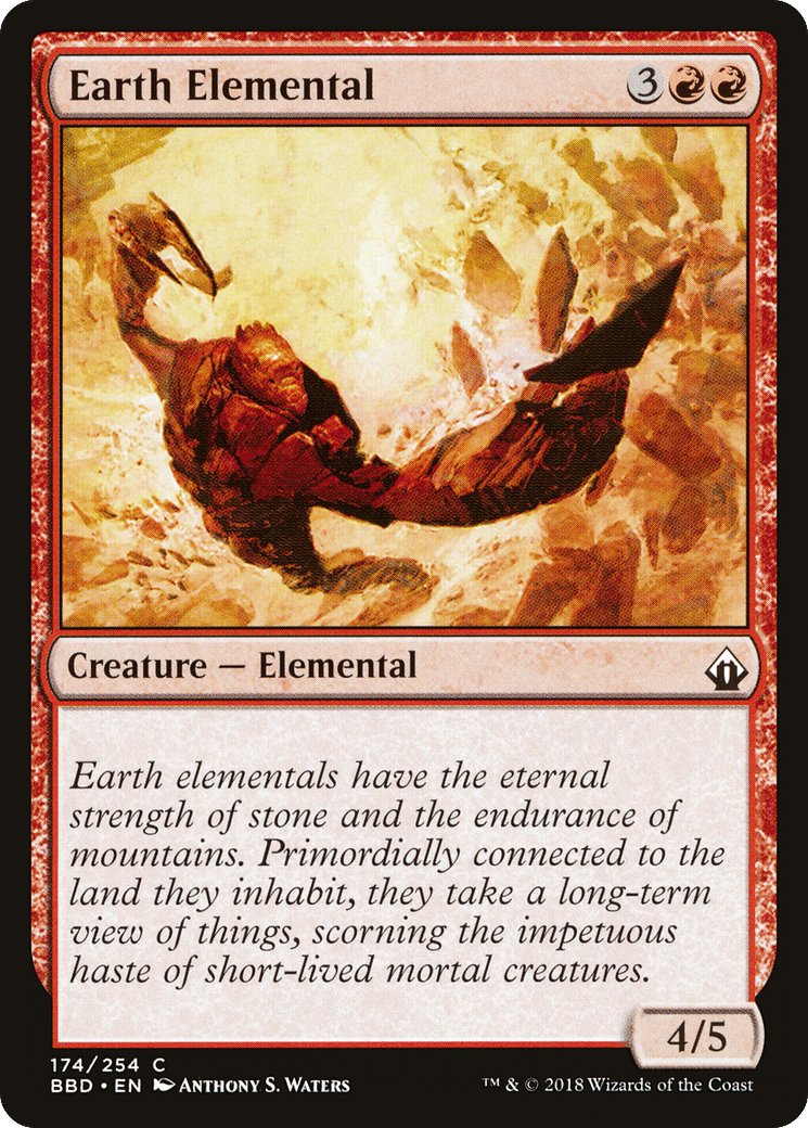 Earth Elemental — Battlebond — Magic: The Gathering