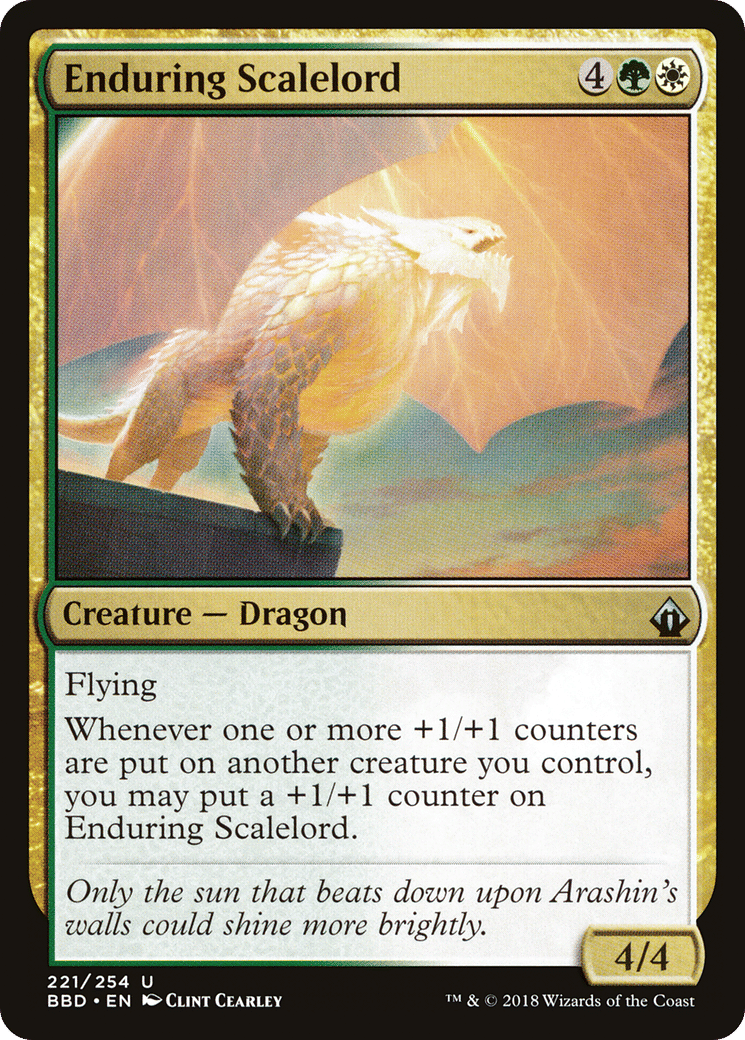 Enduring Scalelord — Battlebond — Magic: The Gathering