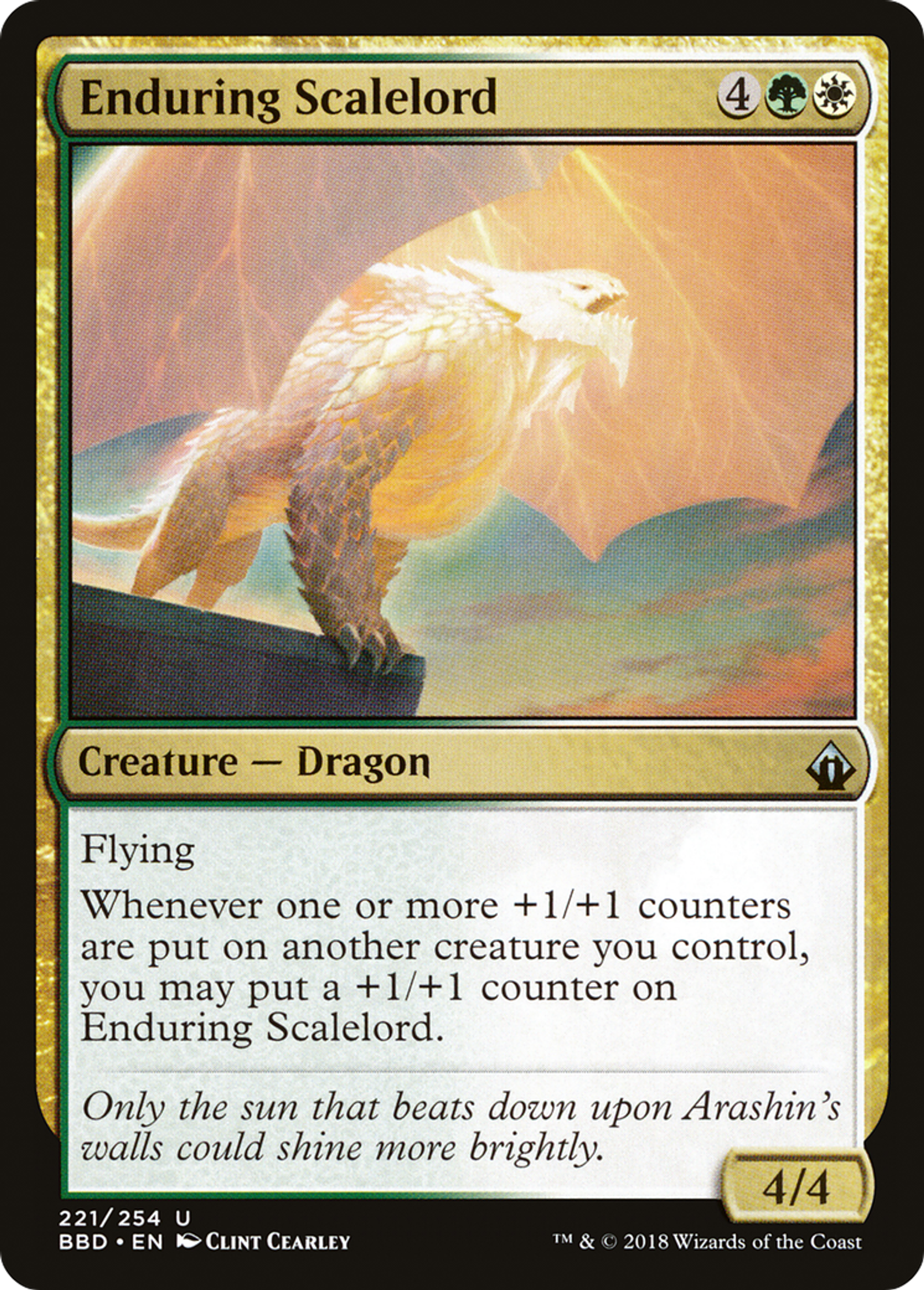 Enduring Scalelord — Battlebond — Magic: The Gathering