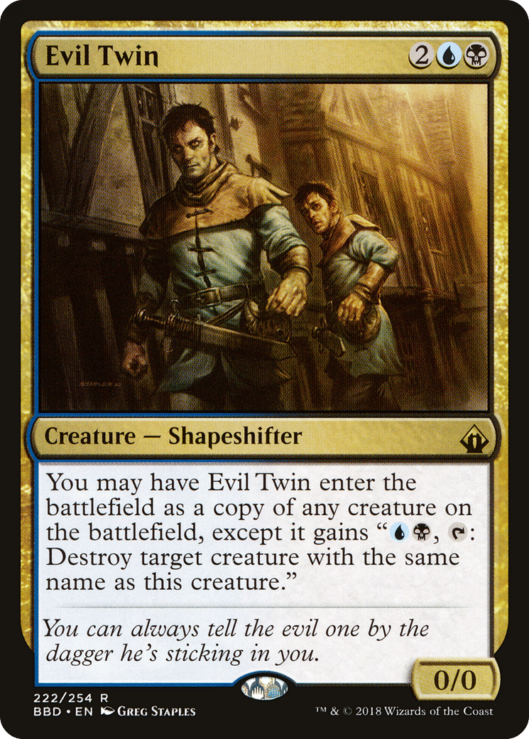 Evil Twin — Battlebond — Magic: The Gathering