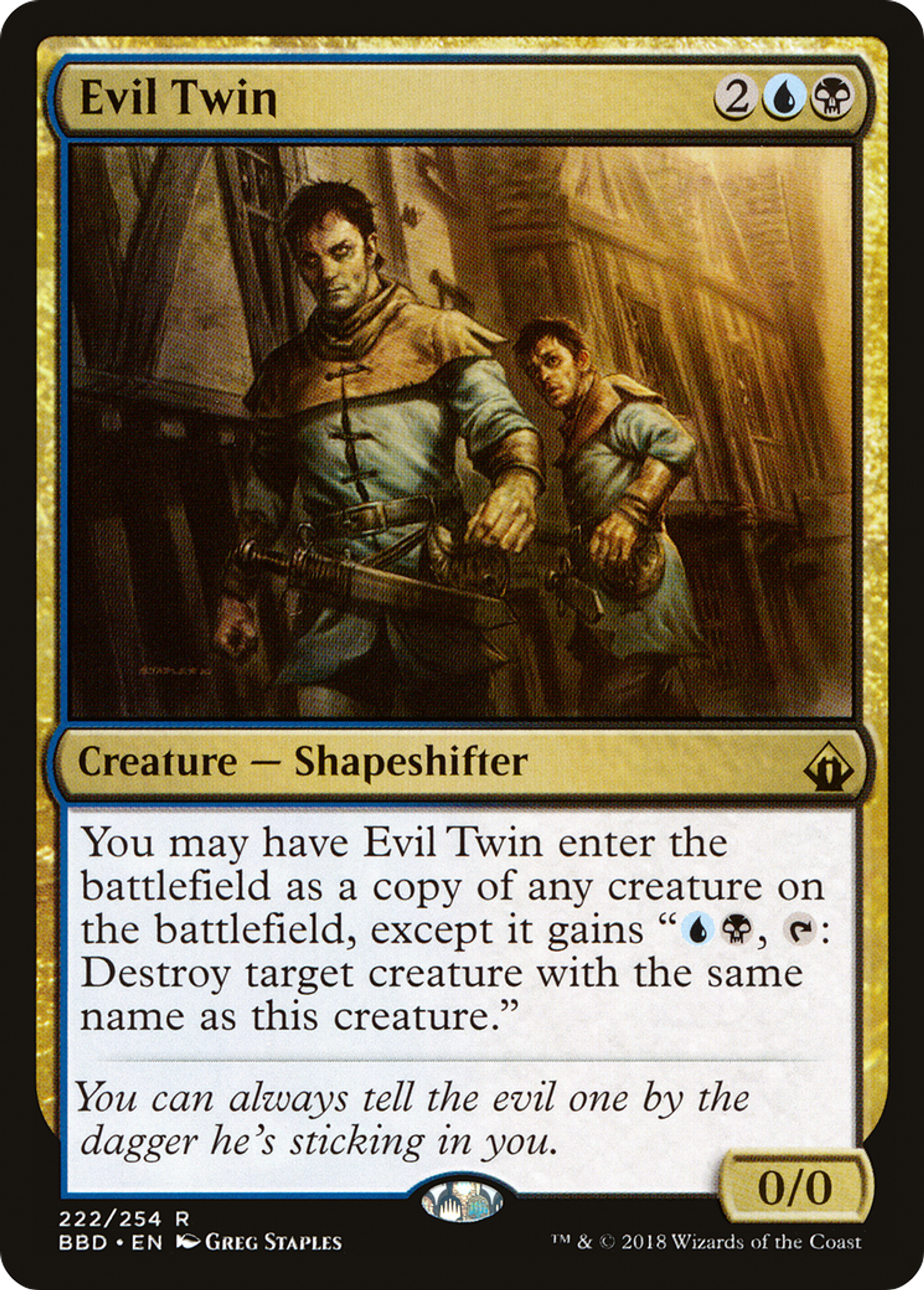 Evil Twin — Battlebond — Magic: The Gathering