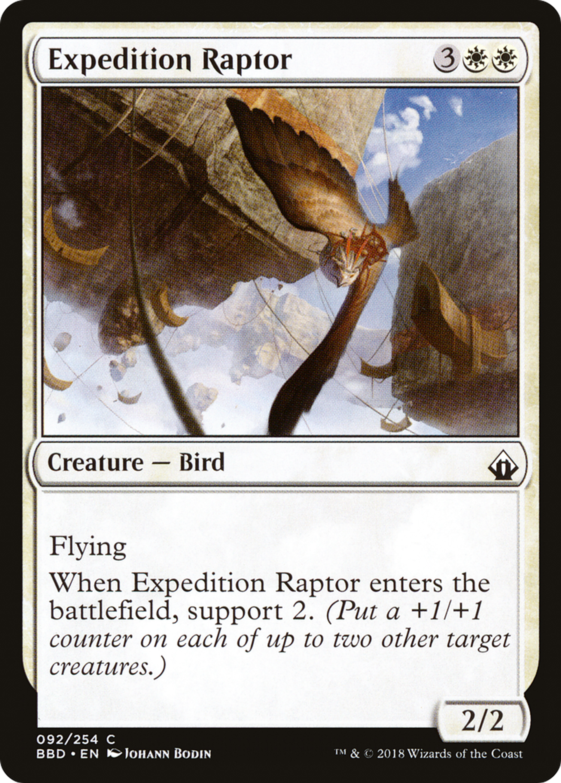 Expedition Raptor — Battlebond — Magic: The Gathering