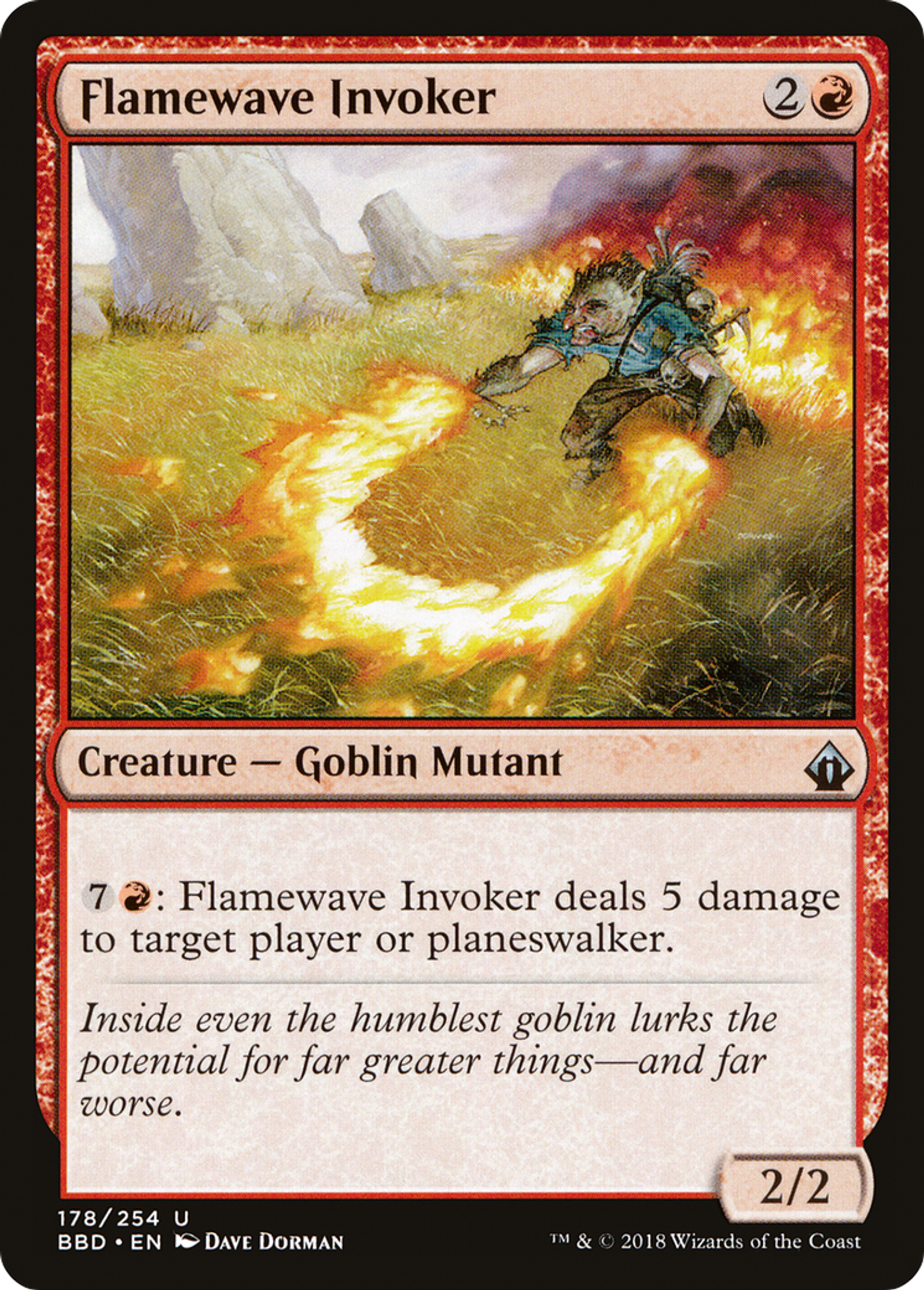 Flamewave Invoker — Battlebond — Magic: The Gathering