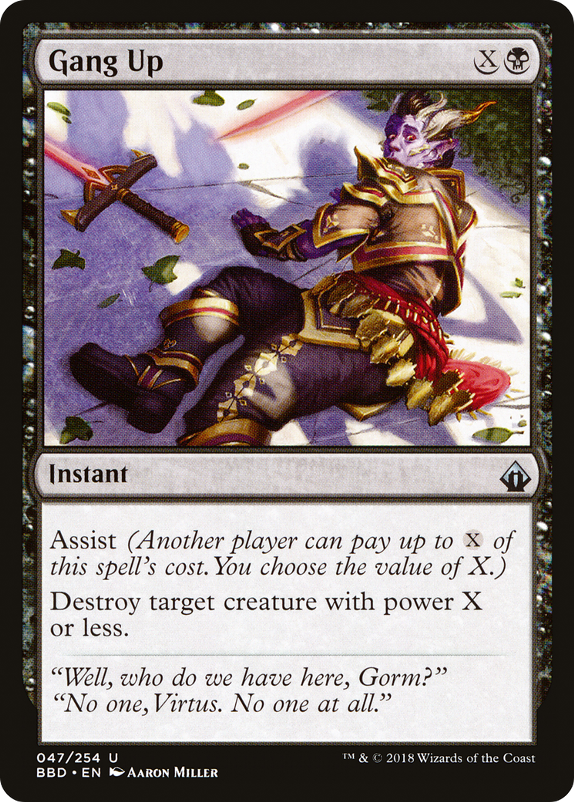 Gang Up — Battlebond — Magic: The Gathering