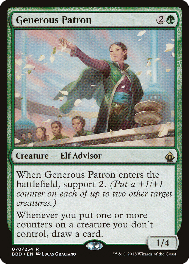 Generous Patron — Battlebond — Magic: The Gathering