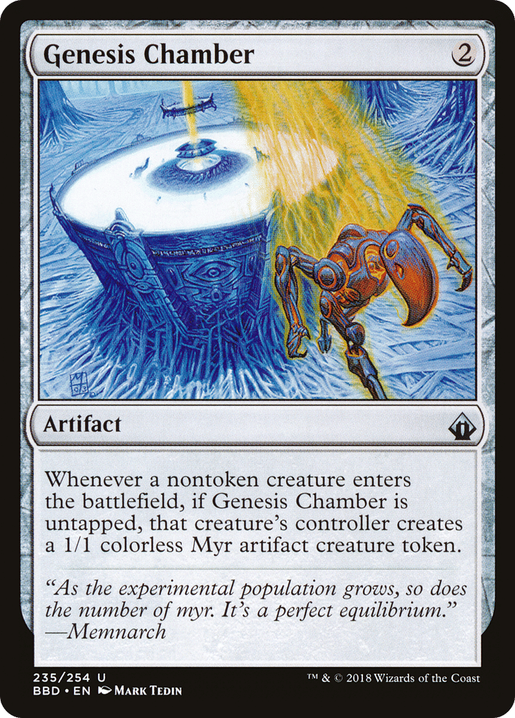 Genesis Chamber — Battlebond — Magic: The Gathering