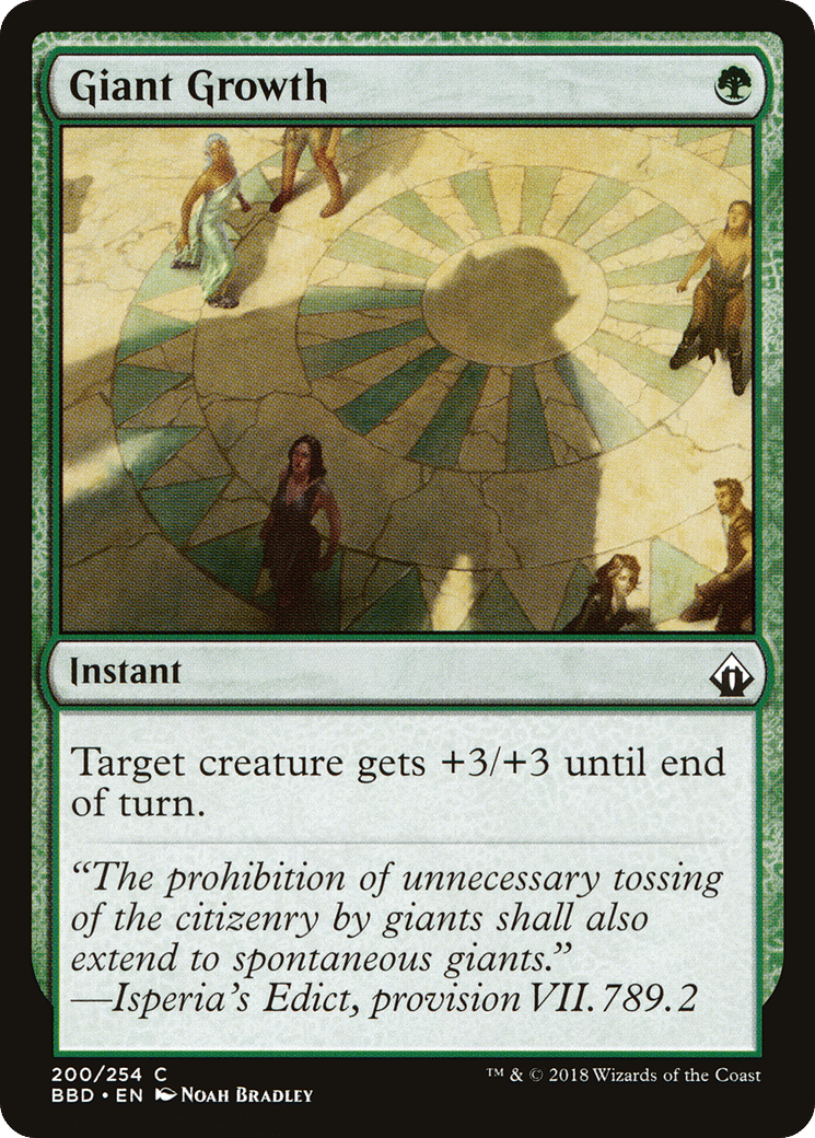 Croissance gigantesque — Battlebond — Magic: The Gathering