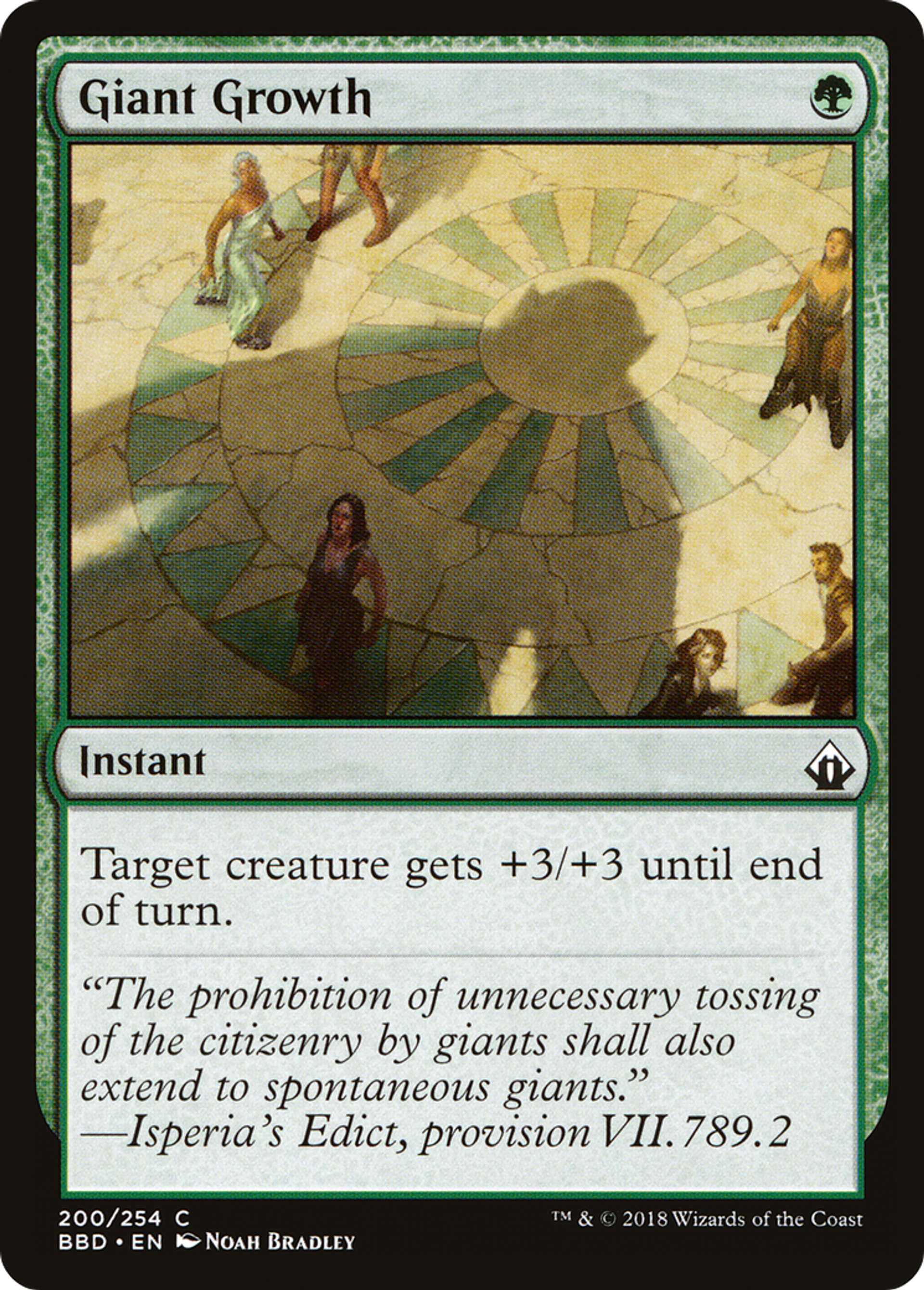 Giant Growth — Battlebond — Magic: The Gathering