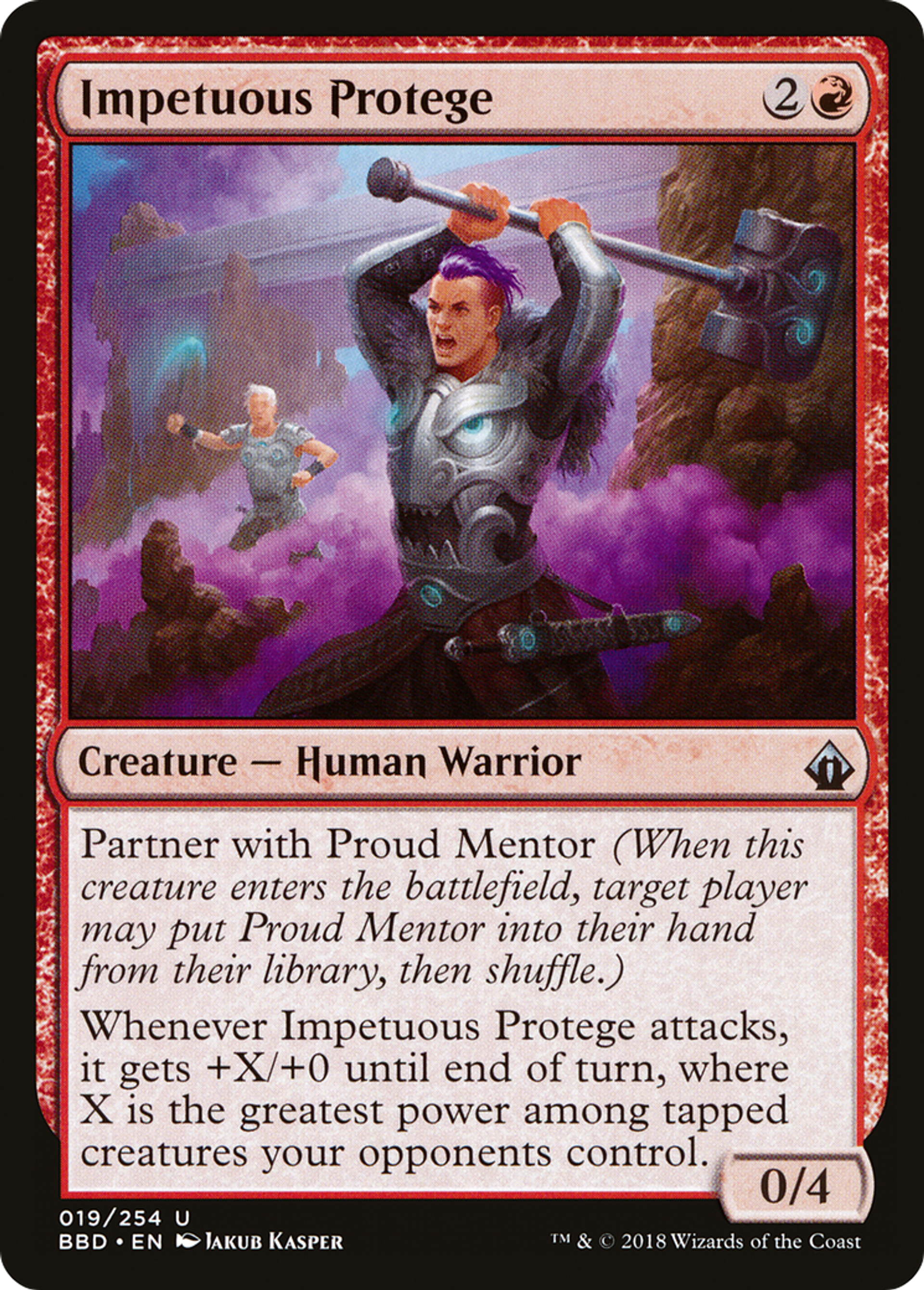 Impetuous Protege — Battlebond — Magic: The Gathering
