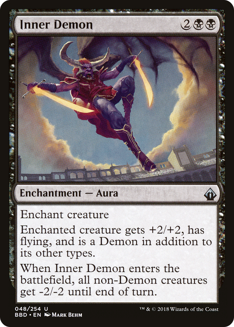 Inner Demon — Battlebond — Magic: The Gathering