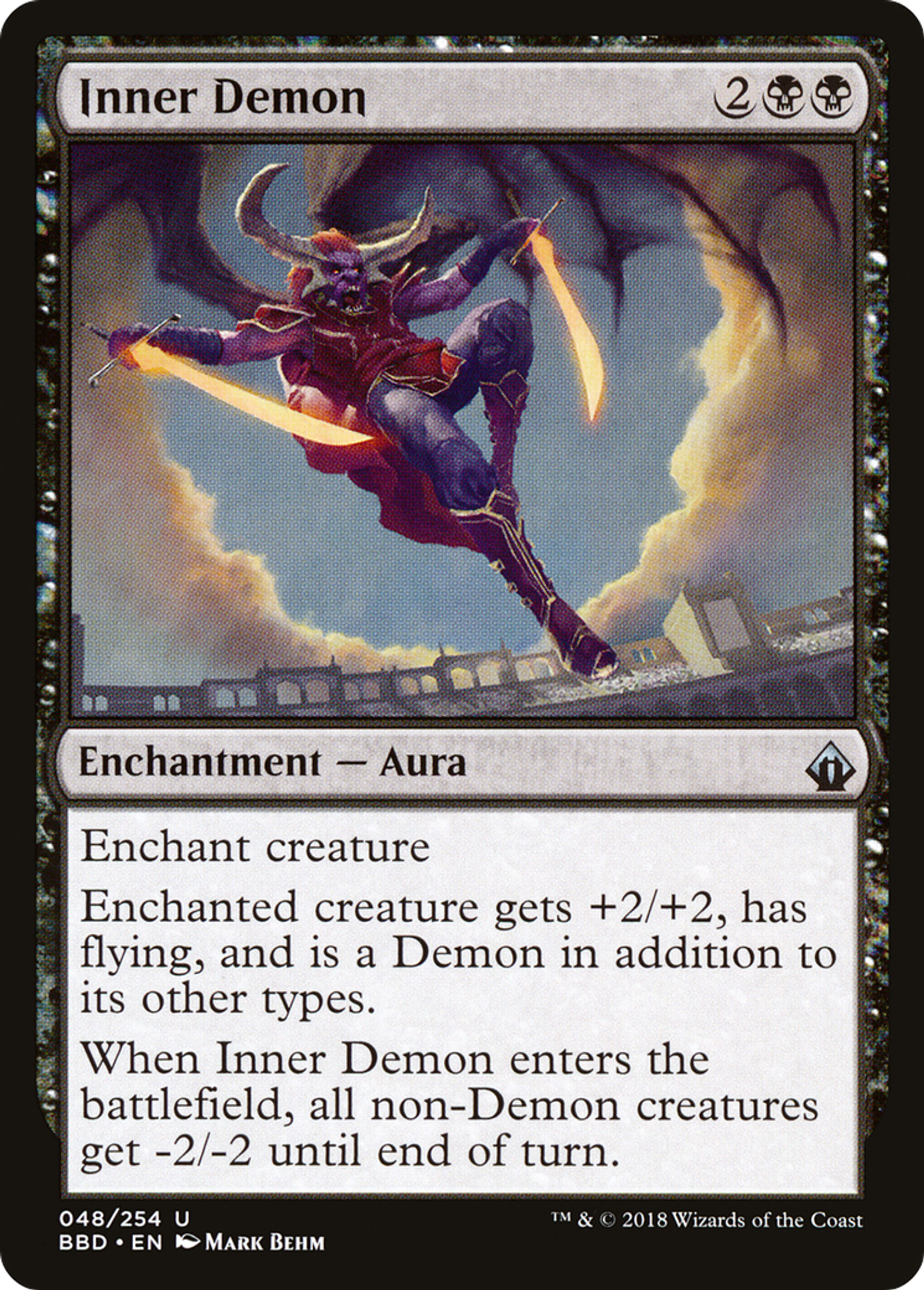 Inner Demon — Battlebond — Magic: The Gathering